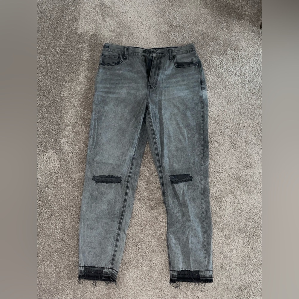 Black ripped jeans from American Eagle
